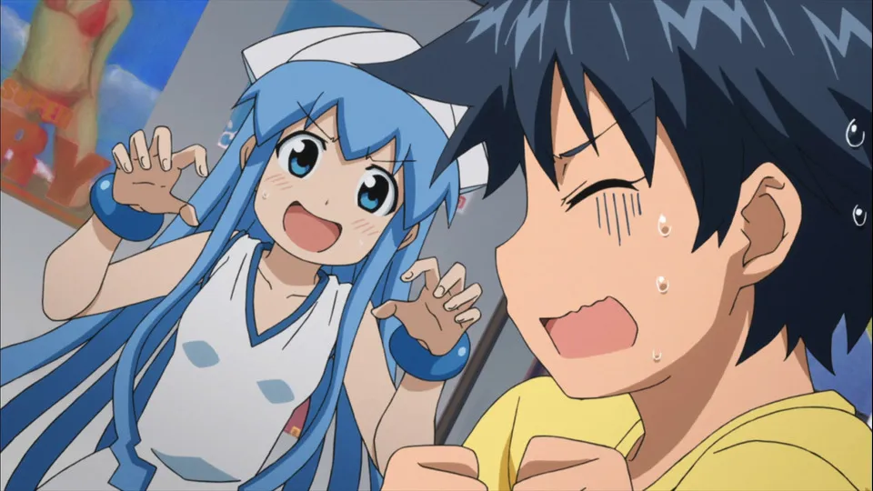 侵略!イカ娘 第3話 ｢怖くなイカ ｣｢天敵じゃなイカ ｣｢新入りじゃなイカ ｣